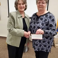 Shawano Womans Club donation recepient